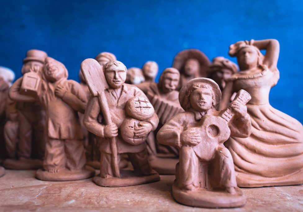 Santons de Noël en argile | Atelier Denizou