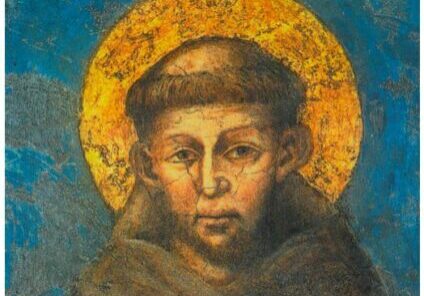 Fresque de saint François par Cimabue